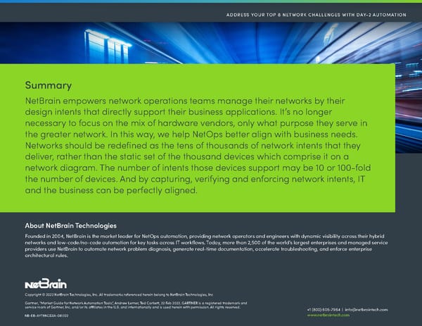 Address Your Top 8 Network Challenges with Day-2 Automation - Page 11