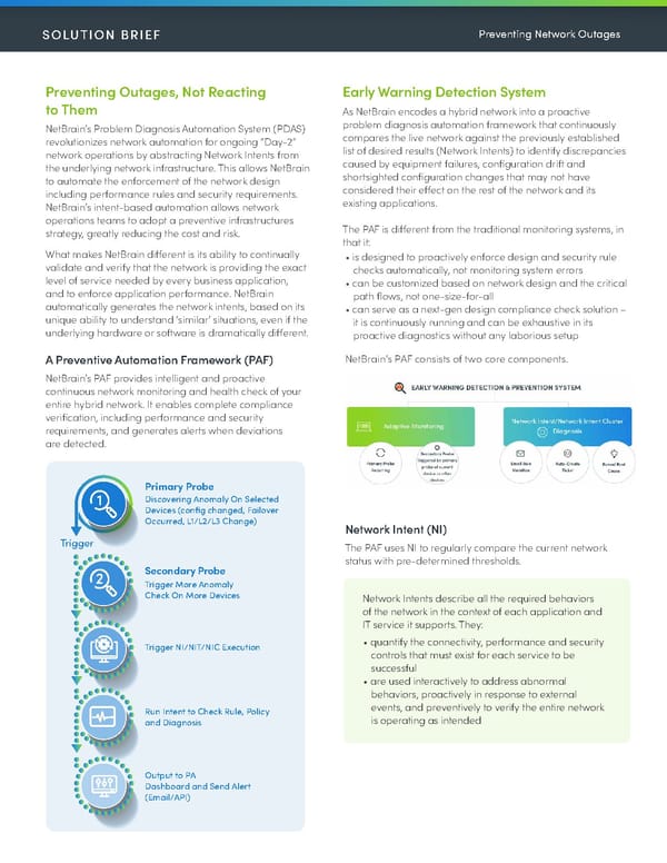 NetBrain Preventing Network Outages Solution Brief_11-7-22 - Page 2