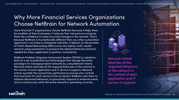 NetBrain Financial Services eBook - Page 17