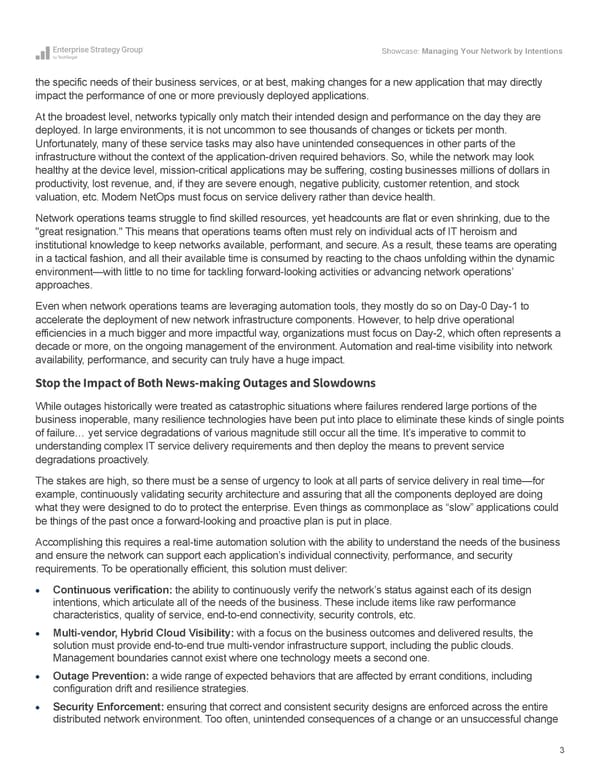 ESG Showcase NetBrain Network Intent Jan 2023 - Page 3