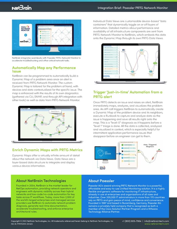 Integration Brief Paessler PRTG NetBrain (1) - Page 2