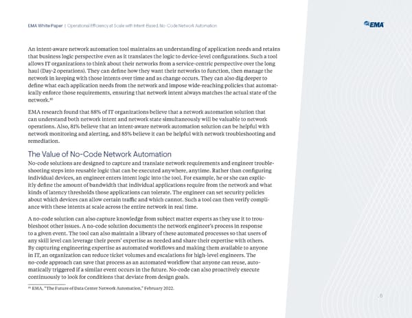 Operational Efficiency at Scale with Intent, No-Code Network Automation - Page 8