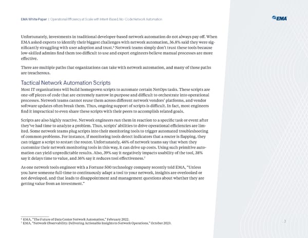 EMA Operational Efficiency at Scale with Intent-Based, No-CodeNetwork Automation - Page 5