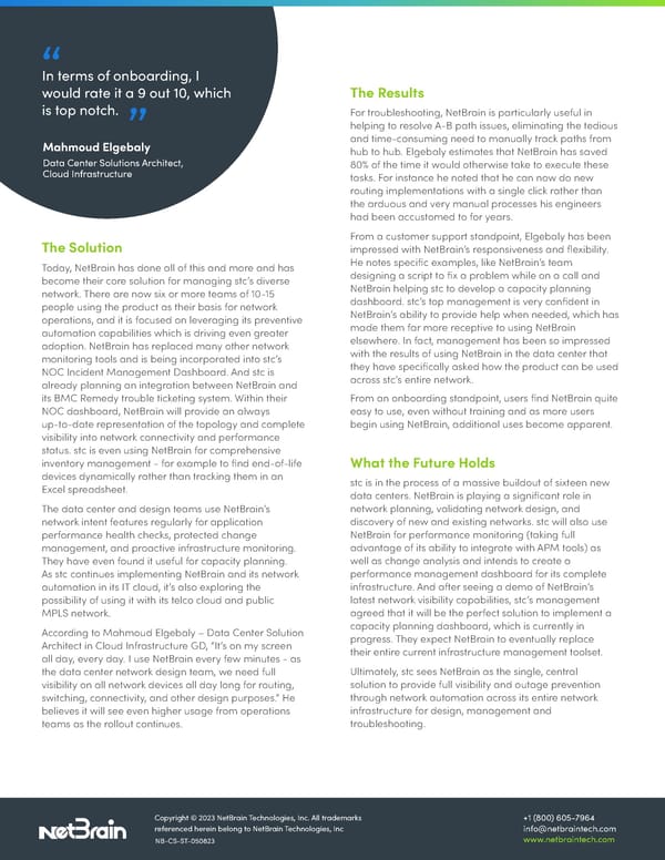 NetBrain Case Study Saudi Telecom_5-5-23 - Page 2