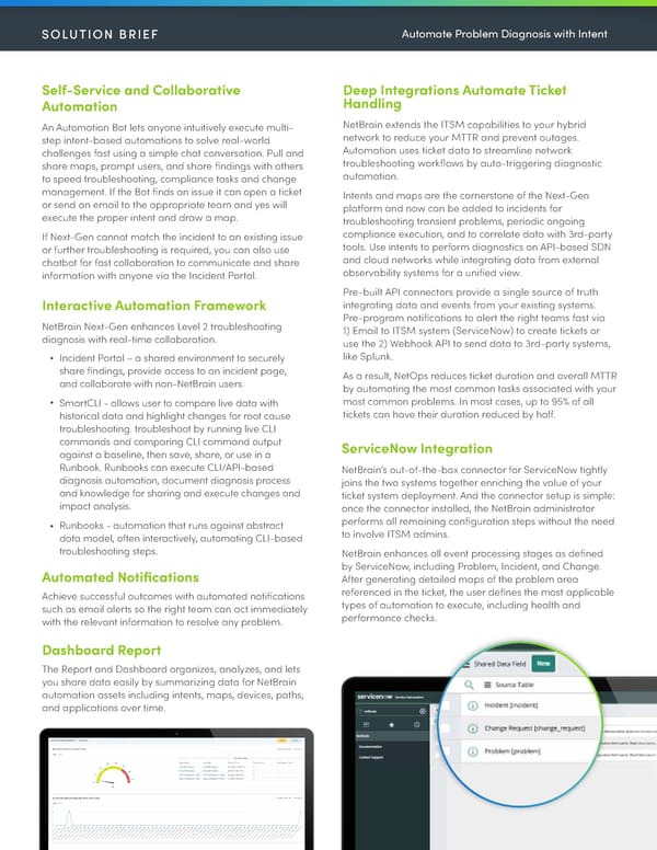 NetBrainAutomateProblemDiagnosisWithIntentSolutionBrief_5-12-23 - Page 4